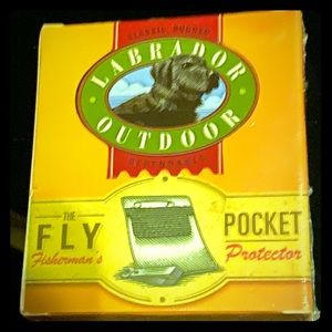 Fishermen fly fishing pocket protector